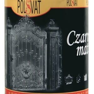 Фарба POLSWAT (чорний матовий) 0,8 л
