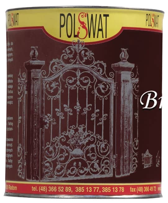 Фарба POLSWAT (графіт коричневий) 0,8 л